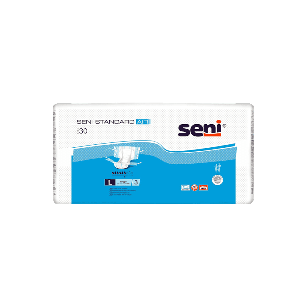 Подгузники для взрослых Seni Standart Air Large 100-150 см 30 шт.