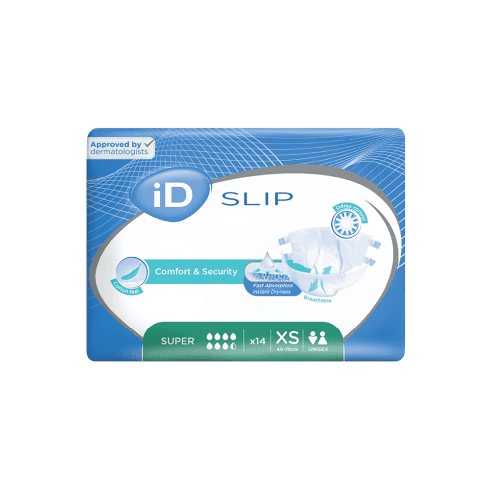 Подгузники для взрослых iD Slip Super XS 40-70 см, 14 шт