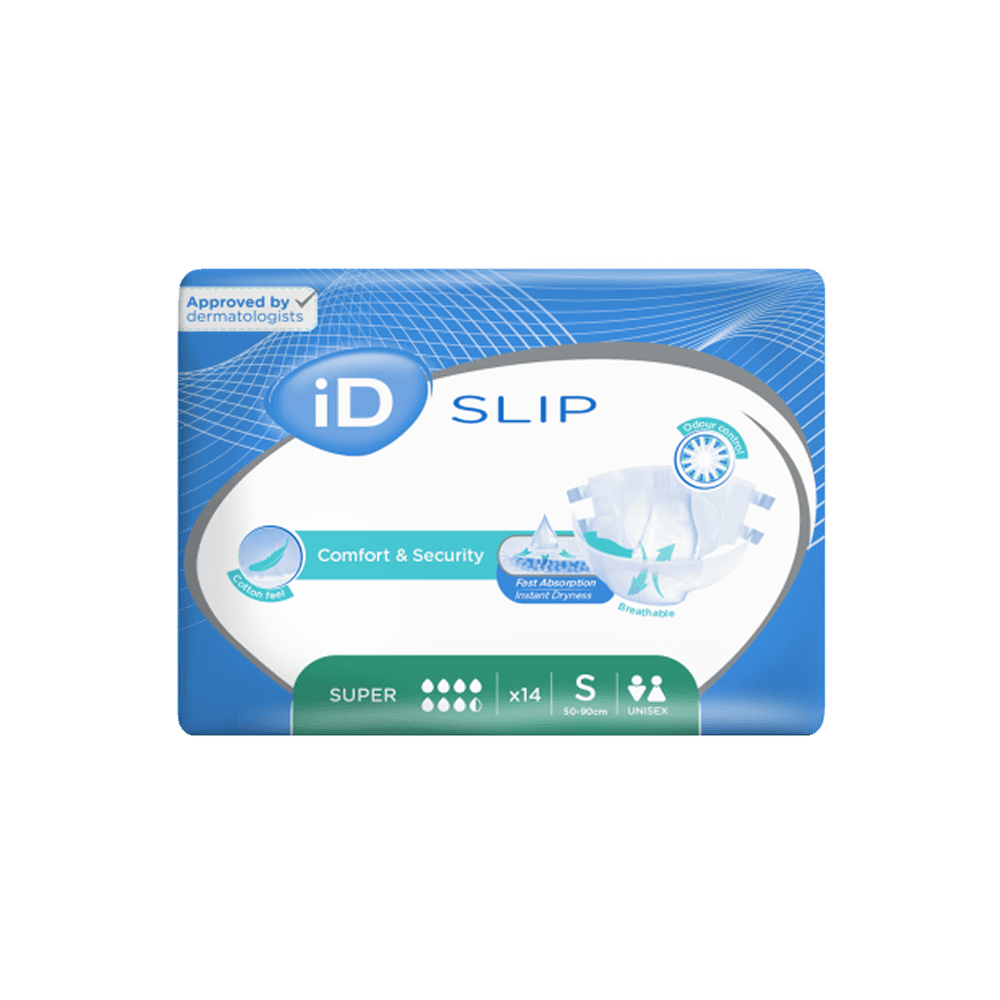 Подгузники для взрослых iD Slip Super S 50-90 см, 14 шт