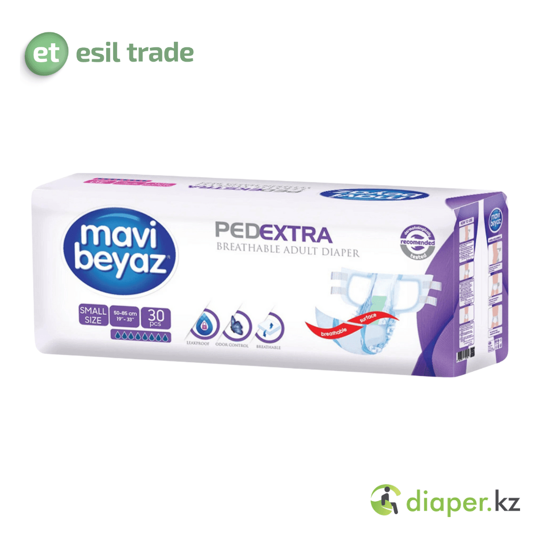 Подгузники для взрослых MAVI BEYAZ SMALL 30 PCS 8 капель